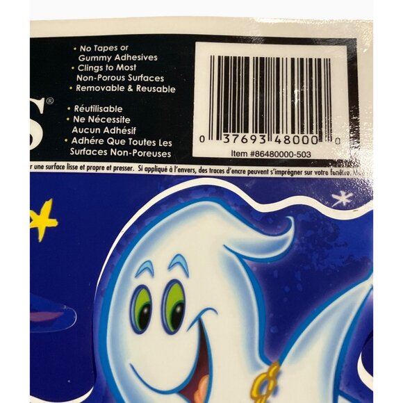 Halloween Ghost Color-Clings Window Decorations - Reusable & Removable - Picture 2 of 9